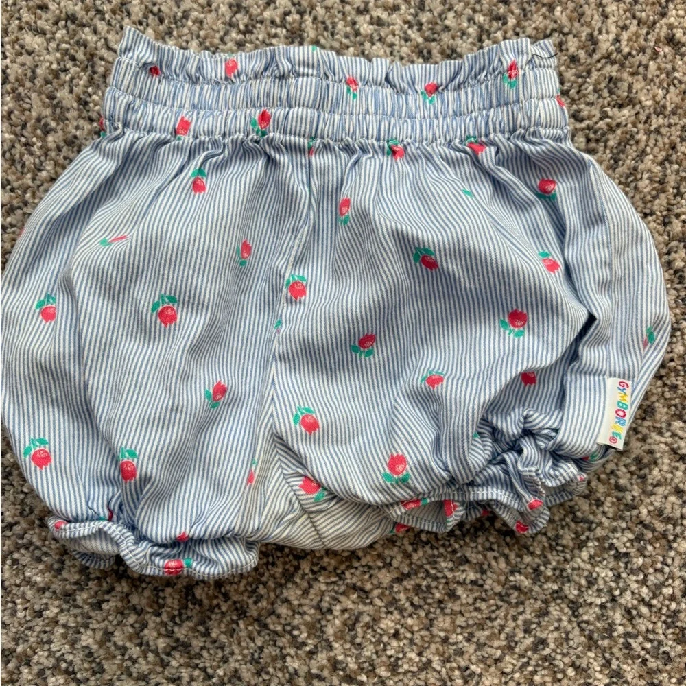 Gymboree Blue Stripe Bubble Shorts - Kids